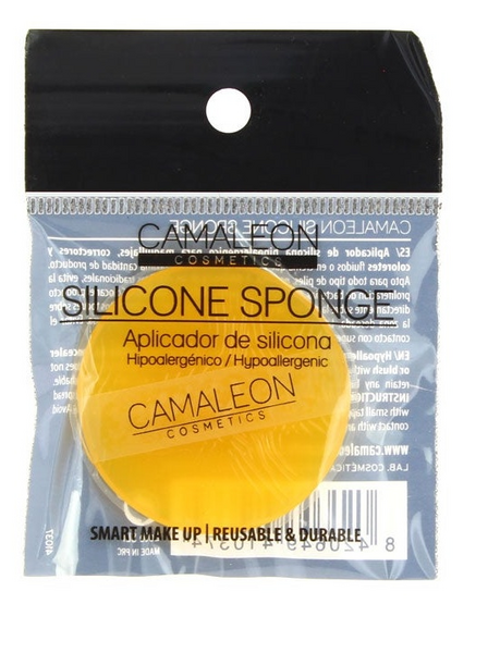 Camaleón Esponja Silicona Naranja