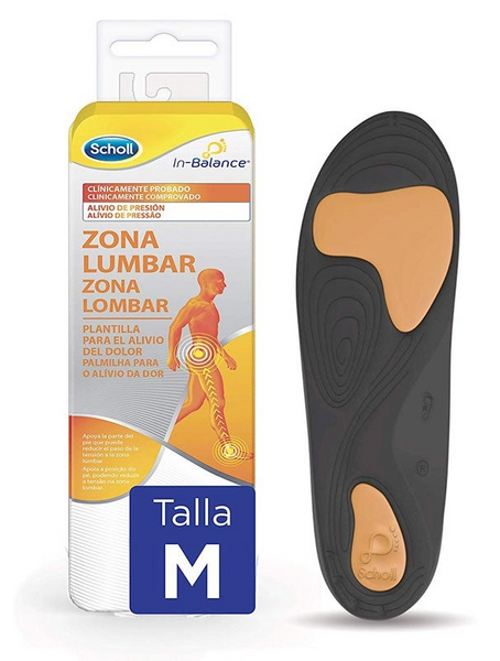 Scholl Plantillas In-Balance Alivio Del Dolor Lumbar 1 Par (Talla 40-42)