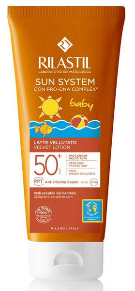 Rilastil 5 X Sun System Baby Velluto Fotoprotector Infantil Spf 50+ 200 Ml - Imagen 5