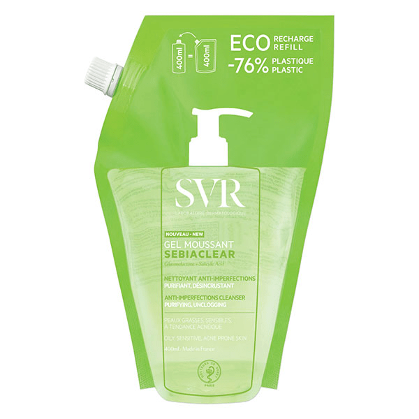 Sebiaclear Gel Moussant Recharge - 400ml 3