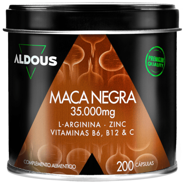 Aldous Maca Negra Peruana Complex 35000 mg 200 Cápsulas