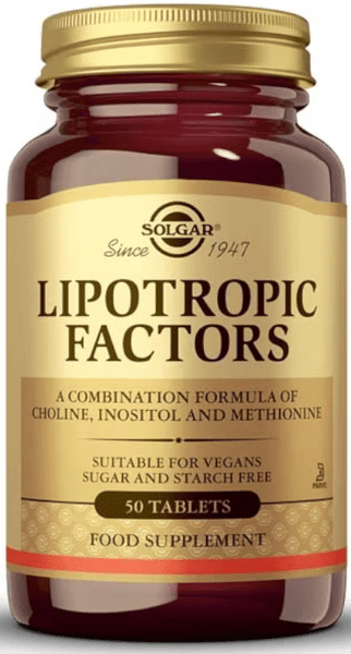 En Oferta Solgar Factores Lipotrópicos 50 Comprimidos