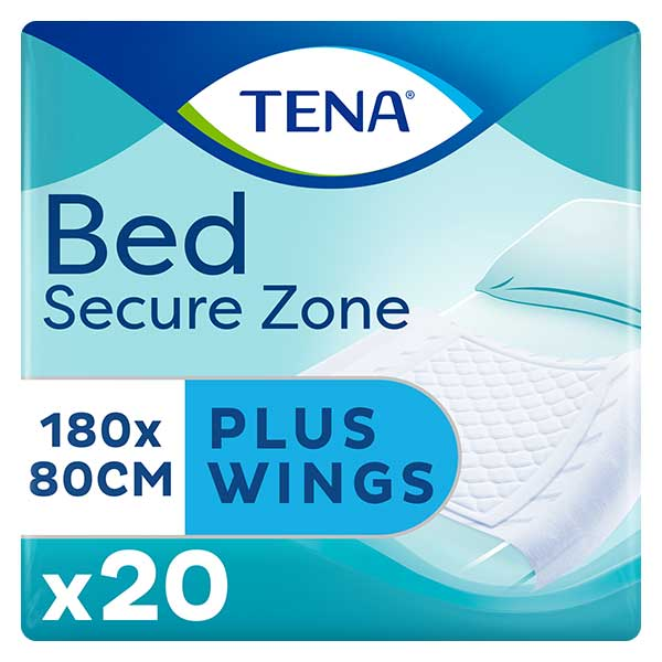 Bed Secure Zone Alèse Bordable Plus Wings 80 x 180cm 20 unités