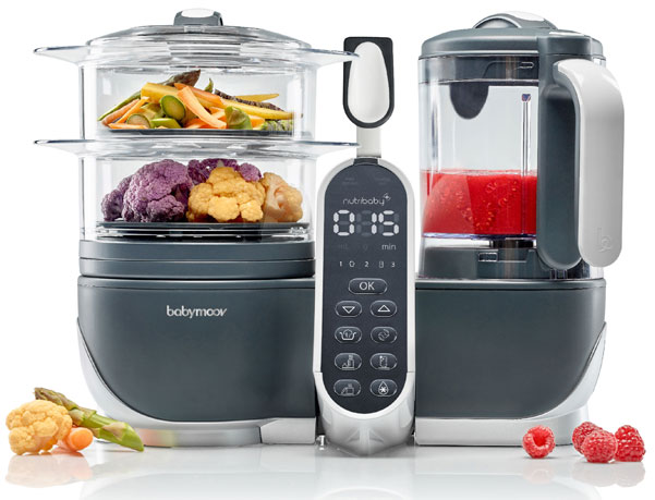 Babymoov Nutribaby Plus 5 En 1 Robot De Cocina Gris