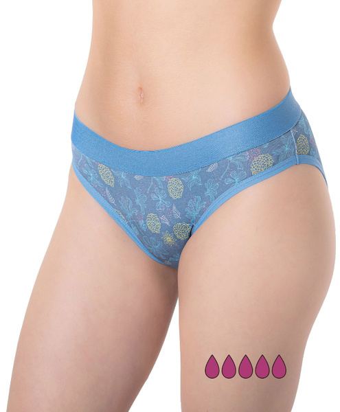 Inca Farma Braguita Menstrual Teen Absorción Alta Flores Azul Talla L