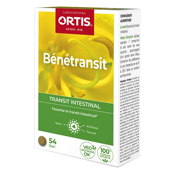 Transit Intestinal Benetransit 54 comprimés 3