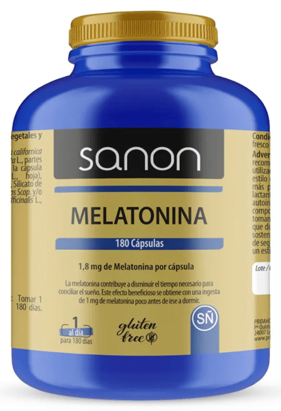 Sanon Melatonina 180 Cápsulas