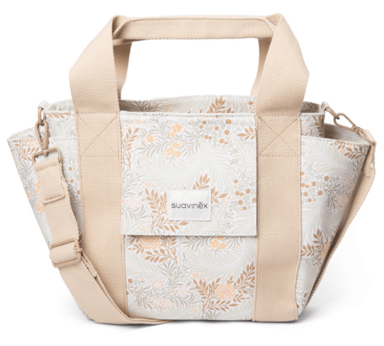 Suavinex Poetry Bolso Organizador Maternidad Pequeño para Carrito Beige