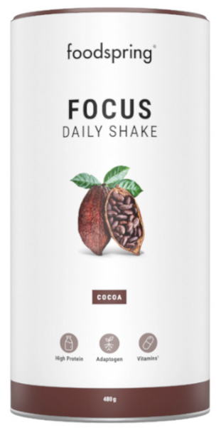 Foodspring Daily Shake Focus Cacao 480 Gr