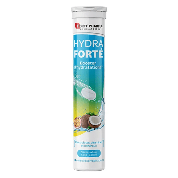 HydraForté Hydratation Coco Passion Electrolytes 24 comprimés 2