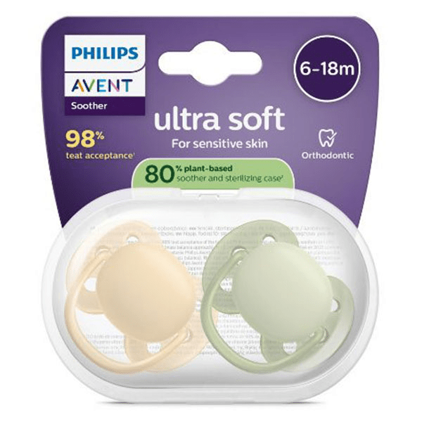 Ultra Soft jour 6-18M Uni Nature x2, sans BPA 4