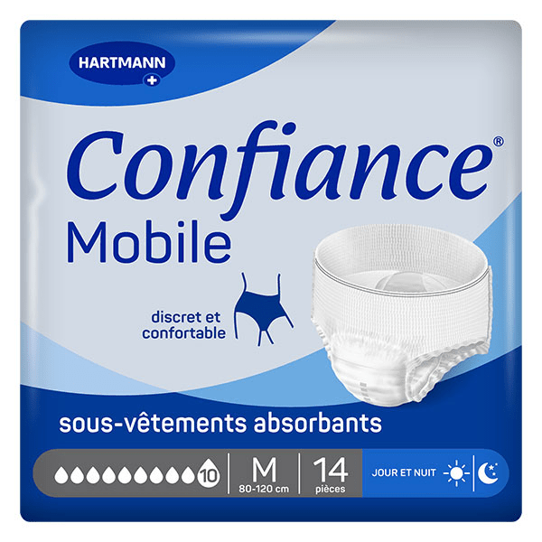 Confiance Mobile Absorption 10 Gouttes - Taille M - 14 sous-vêtements 2