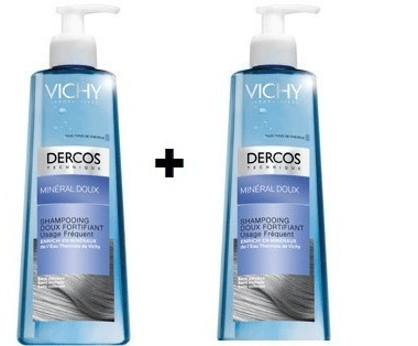 Vichy Dercos Champú Mineral Suave 2x400 ml