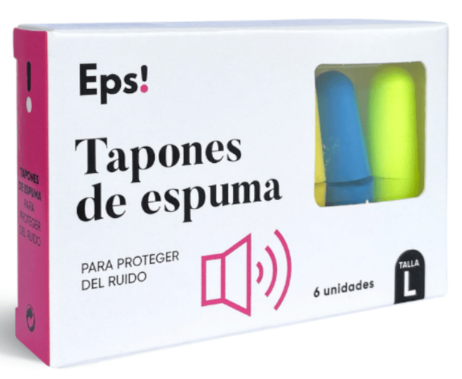 Eps! Tapón Espuma Talla L 6 Unidades