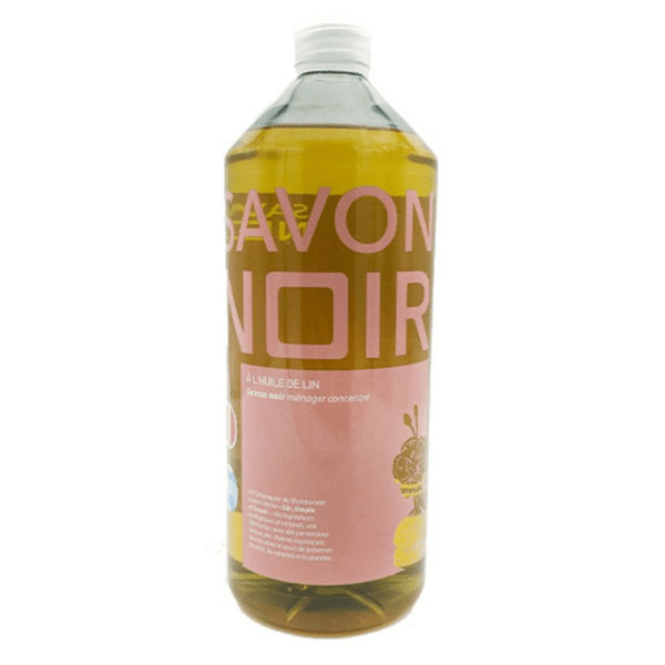 Savon noir liquide à l'huile de lin 1 L