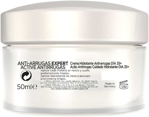 L'Oréal Activos Anti-Edad Crema Anti-Arrugas +35 50ml