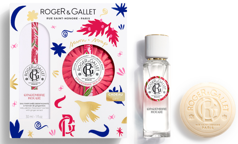 Roger&Gallet Gingembre Rouge Agua Perfumada 30 Ml + Jabón Perfumado 100 Gr