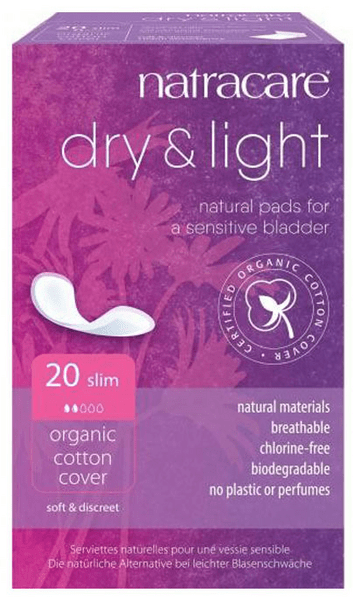 Natracare Compresa Dry+ Light Incontinencia 20 Uds