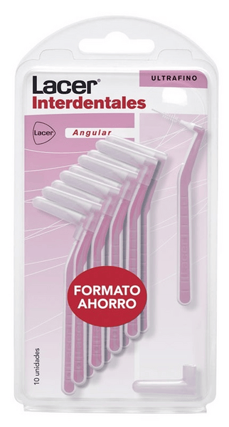 Lacer Interdentales Ultrafino Angular 10 Uds