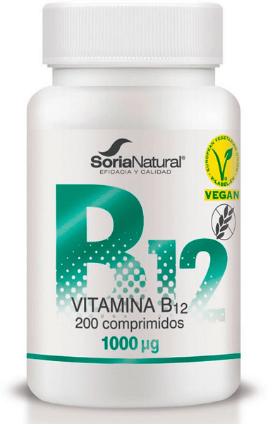 soria natural vitamina b12 liberacion sostenida 200 comprimidos