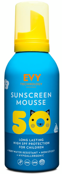 Evy Technology Sunscreen Mousse Kids SPF 50 150 Ml