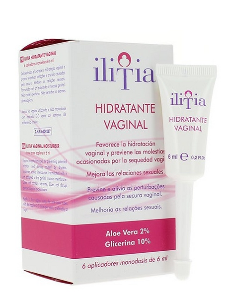 Ilitia Gel Hidratante Vaginal 6 Monodosis x 6 ml