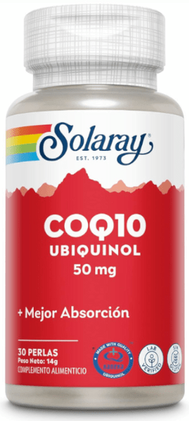 Solaray Ubiquinol Co-Q10 50 Mg 30 Perlas