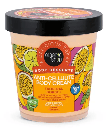 Organic Shop Crema Corporal Anticelulítica Sorbete Tropical 450 Ml