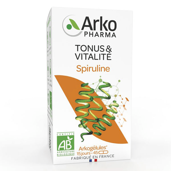 Arkogélules Spiruline Bio 45 gélules 3