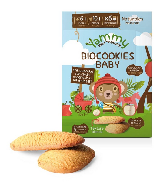 Yammy Galletas Ecológicas Biocookies Baby 150 gr