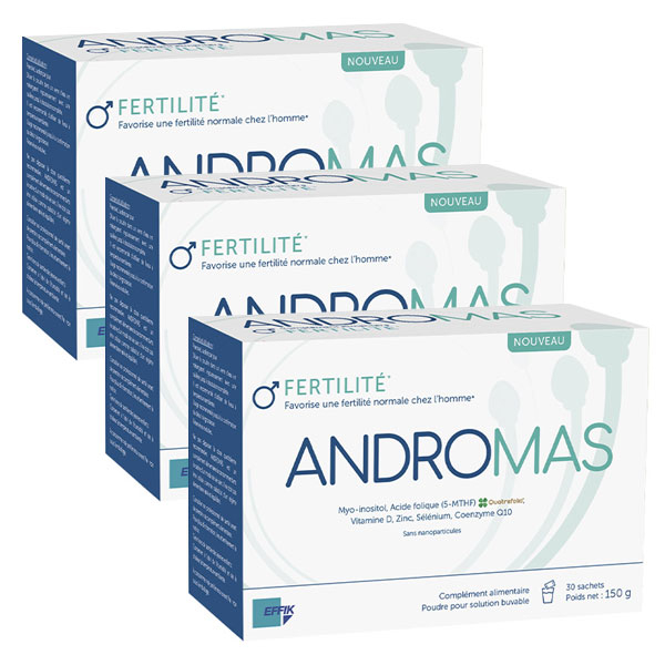 Effik Andromas Fertilité et Conception Hommes 30 sachets Lot de 3