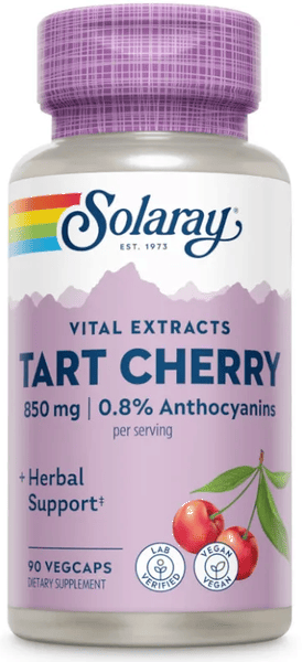 Solaray Cereza 3 X Tart Cherry (Extracto De Fruta De Ácida) 90 Cápsulas - Imagen 3