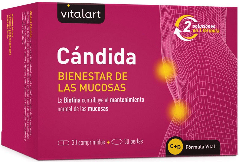 Vitalart Cándida 30Comp + 30 Perlas - Imagen 3