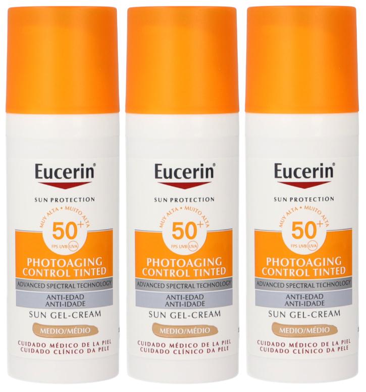 Imagen de Eucerin Sun Face Pigment Control SPF50+ Fluido Tinted Medium🌞 en OfertitasTOP