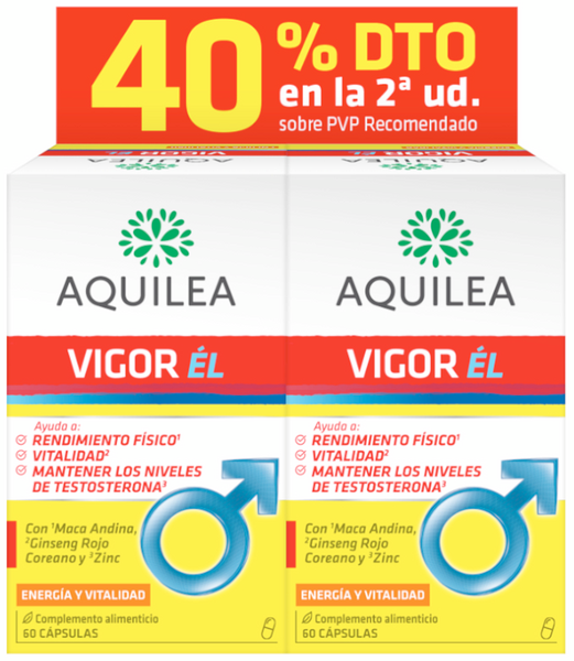 Aquilea Vigor 2x60 Comprimidos (2ª Ud 40% Dto)