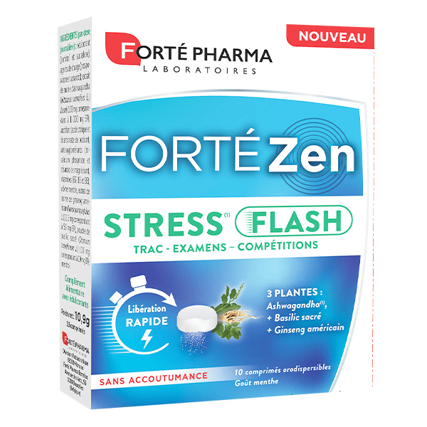 Forté Zen Stress Flash Ashwagandha 10 comprimés orodispersibles