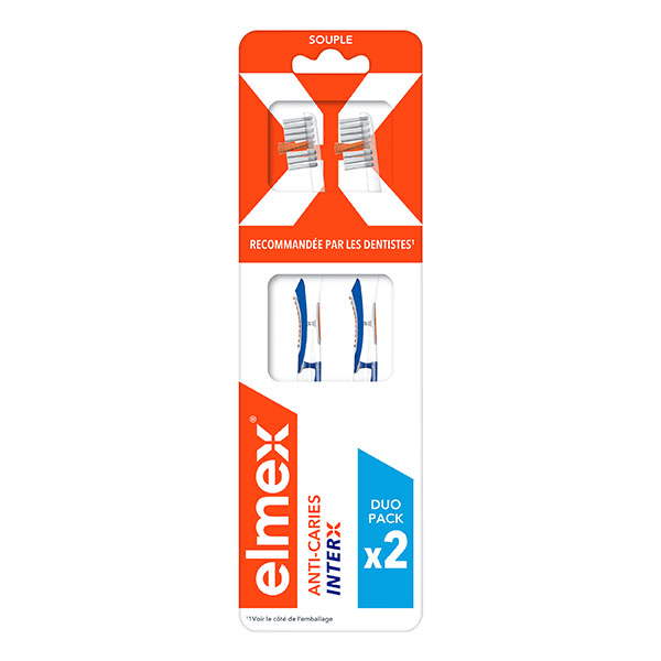 Inter X Duo Pack Brosse à Dents Souple Pack de 2 4