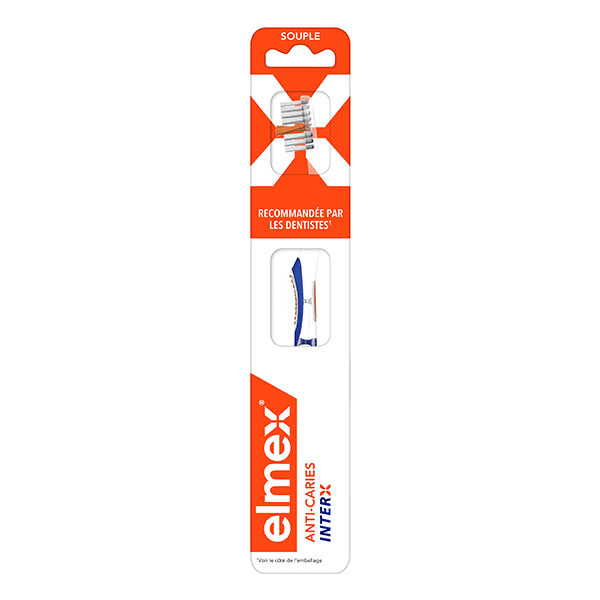 Brosse à Dents Protection Caries Tête Standard Souple 4