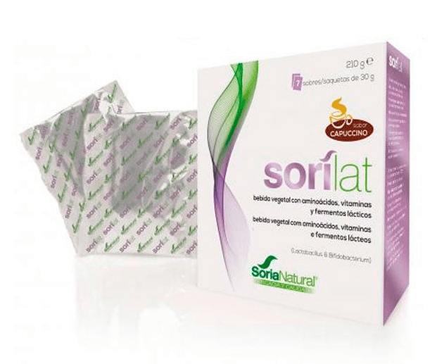 Soria Natural Sorilat Sabor Capuccino 7 Sobres De 30 Gr