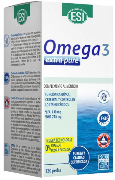 Imagen de ESI Omega 3 Extra Omega 3 120 perlas 3,67 g 🌿 en OfertitasTOP