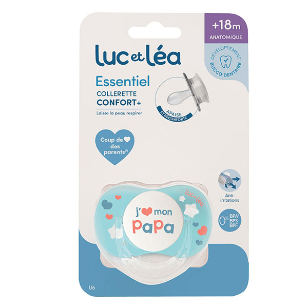 Luc et Léa Sucette essentiel j'aime Papa +18M 2