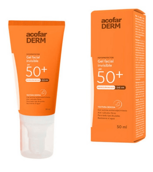 Acofarderm Gel Facial Invisible SPF50+ 50 ml