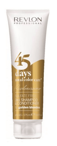 Revlon 45 Días Champú y Acondicionador Rubios Dorados 275 ml