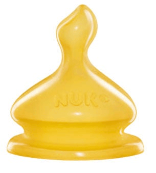 Nuk Tetina Ortodóntica Anticólico Latex Talla 1S 0-6meses Boca Ancha