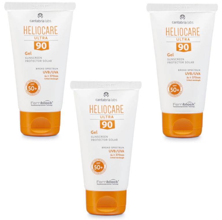 Imagen de Heliocare Ultra 90 Gel SPF50+ 3x50 ml en OfertitasTOP