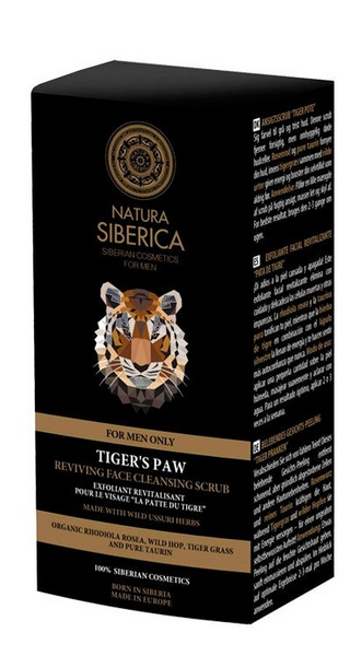 Natura Siberica Exfoliante Facial Masculino Pata De Tigre 150ml