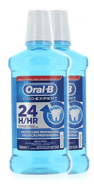 Oral B Colutorio Pro-Expert Protección Profesional Duplo 2x500ml
