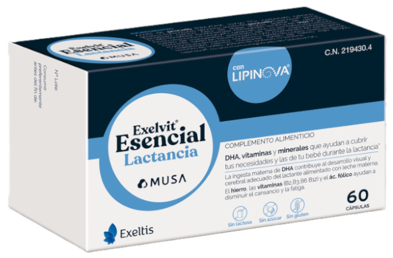 Exelvit Esencial Lactancia 60 Cápsulas