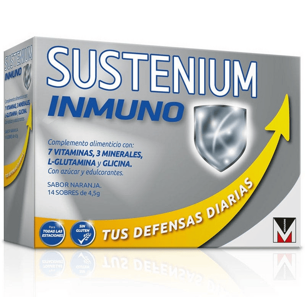 Menarini Naranja Sustenium Inmuno Sabor 14X4,5 Gr 14 Ct - Imagen 4
