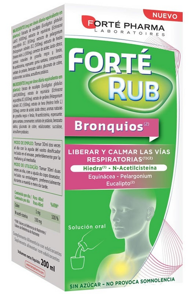 Forte Pharma Rub Bronquios Jarabe 200 Ml